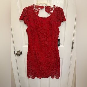 Red Lulus dress- size X-LARGE- never worn- tags still attached!